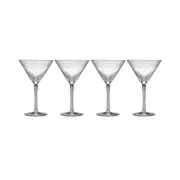 4pc Tempa Esme Clear 320ml Martini Glass Cocktail/Juice Drinking Cup/Glassware