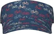 [OGNOT] Black Bear Printed Sun Visors hat for Women Men, Sports Cap, Adjustable Tennis Sun Hats with Sweatband