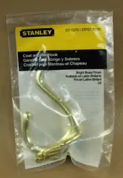 Stanley DP57-1070 coat and hat hooks, Qty. 72