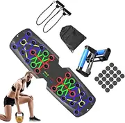 Push Up Board | Multifunctional Professional Push Up Challenge Board with Tension Rope - Portable Workout Device for Home Gym Offices Backyard Outdoor Travel