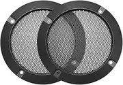 XYWHPGV Speaker Grill Cover 4 Inch Mesh Decorative Circle Subwoofer Guard Protector Black 2pcs(c5fa2 8b755 54200 44e1d 5020f 98f1f