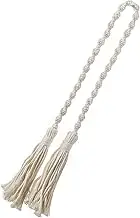 Cabilock Hand Woven Curtain Tiebacks Drapery Holdbacks for Outdoor Curtains No Tools Needed Easy to Use for Home Decor and Housewarming