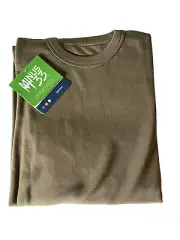 Minus 33 Mid Weight Crew Neck Mens Merino Base Layer Shirt Small Tan NWT Wool