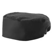 Winco CHPB-3BX Ventilated Pillbox Chef Hat, L, Black