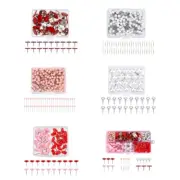 Cork Board Tacks Beads Head Map Pins Heart Pushpins Flat Round Push Pin