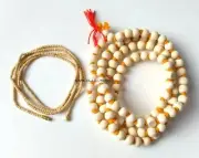 Holy Basil Tulsi Mala Tulasi Necklace Premium Jaap Mala 200% Real Energized