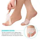 Gel Toe Separators & Bunion Corrector With Metatarsal Pads Forefoot Cushion PSG
