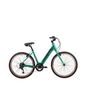EX-DEMO VelectriX Cruiser Step Through Electric Hybrid Bike Green (Large)