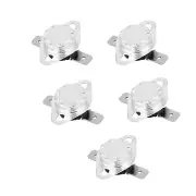 5 Pcs Thermostat Switch KSD301 Thermostat 250V Temperature Control Switch.