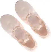[BESTYASH] Lightweight Lace Dance Shoes for Adults Elastic Band Design Sole for Yoga Ballet and Modern Dance and Portable