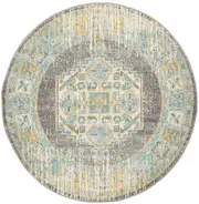 Zephyr Transitional Round Rug