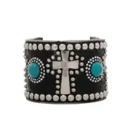 MYRA BAG 10584 La Fe De VIDA SILVER CUFF BRACELET