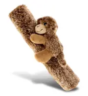 DolliBu Monkey Plush Car Seatbelt Cover - Soft Plush Cushion For Seat Belt
