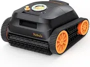 CoasTeering Robotic Pool Cleaner with 180 Mins Runtime, Wall and Waterline Cleaning, Smart Navigation, Fast Charge, Triple Brushless Motors, Cordless Pool Vacuum for Inground Pool, Ideal for 300 m²