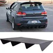 For Volkswagen MK6 Golf GTI Rear Diffuser 4 Shark Fins Bumper Lip Lower Spoiler (for: Volkswagen)