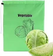 Lettuce Keeper - Banana Bags Fruit Vegetable Storage | Reusable Produce Saver Stay Fresh Pouch with Drawstring for Home, Cafe, Apartment, Shopping, Green, Refer to Description, Unisex
