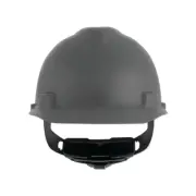 Msa V-Gard® Cap-Style Hard Hat With Fas-Trac® Iii Suspension, Matte, Grey