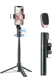 Auto Face Tracking Tripod with Remote 360° Rotation Tracking Phone Holder Stand