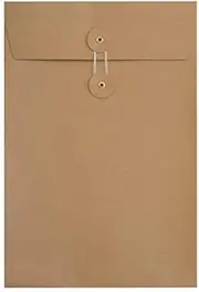 Blake Purely Everyday - Manilla String and Washer Envelopes C4 (324 x 229mm) - Pack of 100 Qty - Premium Quality 180 GSM - Manilla Envelopes with String Tie - Office & Business Supplies (STWSW324G)