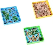 JOINPAYA 3pcs Treasure Hunt Maze Toy for Boys and Girls Early Education Maze Exploration Game Balance Training Abs Material Random Color