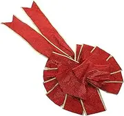 CHILDWEET Large Glitter Bow for Christmas Tree Topper and Bowknot Wreath Ornament for Stair Railing Festive Decor for Home and Parties