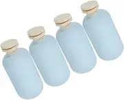 RORPOIR 4PCS Travel Empty Refillable Bottles with Flip Cap for Shampoo and Lotion User Friendly Skincare Travel Containers for Toiletries