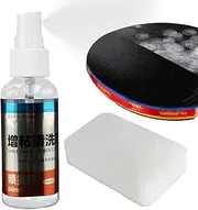 Pong Cleaner - Table Tennis Racket Cleaner, Table Tennis Bat Cleaning Kit | Care Set with 60ml Spray Sponge, Pong Bat Cleaner Cleaning Kit for Table Tennis Equipment Maintenance Protection