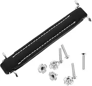 ETHZZLE Vintage Guitar Amplifier Handle Strap Pu Leather Black for Audio Amp Speaker Cabinet