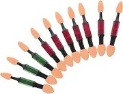 Healeved Dual Sided Eye Shadow Brush Set Pcs Soft Sponge Tips Makeup Tool for Women Portable Easy to Use for Beginners Professionals Random