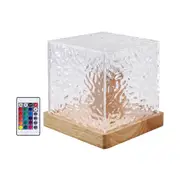 Galaxy Projector Light for Bedroom - Sensory Light with 16 Colors, Projector Night Light for Bedroo Wood Transparent