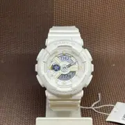 Casio Baby-G BA-110XSW-7A White Resin Analog Digital Ladies Fashion Sporty Watch