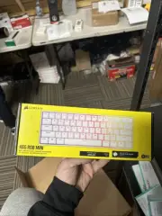CORSAIR - K65 RGB Mini Wired 60% Mechanical Cherry MX SPEED Linear Switch New