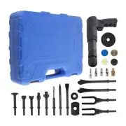 Air Chisel Kit Professional 19PCS Set Automotive Repair Tools with Carrying Case