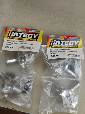 integy super clod buster aluminum steering blocks