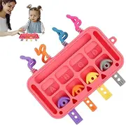 Activity Board,Early Learning Toys | Silicone Early Development Toys for Kids Aged 1-3 Years Old, Educational Activity