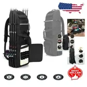 Fishing Rod & Tackle Backpack - Holds 8 Rods, 3.41 lbs Lightweight Design