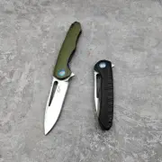 Folding Camping Pocket Knife With Clip Camp Sharp Bushcraft Field Hunting Blade