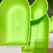 2 pack Large Cactus Shape Chips & Dip Trays