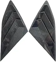 2 PCS Car Styling Rear Window Side Vent Shutter Louver Trim Cover Compatible for Hyundai Tucson 2015 2016 2017 2018 2019 Auto Accessories(Carbon Pattern)