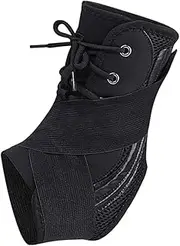 Sosoport Ankle Foot Strap Sports Tape Sling Socks Hand Warmers Ankle Compression Sleeve Remover for Feet Machine Foot Remover Shoe Ankle Sleeves Polyester Black