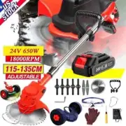Electric Weed Eater Wacker, Cordless Electric Grass Trimmer, Grass StringTrimmer