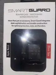 Smart Guard Bumper Case Band Screen 3-in-1 Protector for Apple Watch 38mm Black