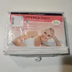 VTG Vinyl Bed Cover FULL Size Fitted Zippered Mattress Protector Waterproof NEW