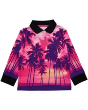 Toddler Girls Mesh Fishing Shirt