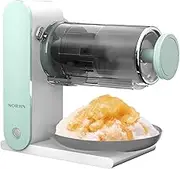 NORJIN Snow Cone Machine USB Rechargeable Shaved Ice Maker with Stainless Steel Blades, Perfect for Homemade Slushies, Icy Drinks, and Margaritas