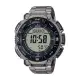 【CASIO 卡西歐】PRO TREK 戶外運動登山錶 太陽能電力 三重感應器 環保材質設計/鈦金屬(PRG-340T-7)