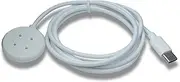 SYSTEM-S USB 3.1 Cable 100 cm Charging Station for Fitbit Versa 4 3 Sense 2 1 in White