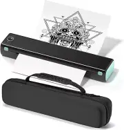 Portable Printer Wireless for Travel, M08F Wireless Inkless Portable Printer