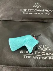 New Rare SCOTTY CAMERON GALLERY Mini Headcover Fob Key Chain Ornament TIFF BLUE