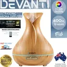 Devanti Ultrasonic Aroma Diffuser Air Humidifier Aromatherapy 400ml Remote Ctrl